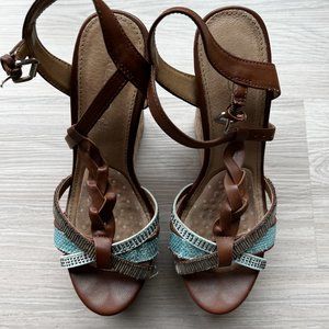 Aldo Platform Cork Wedges (Like New)